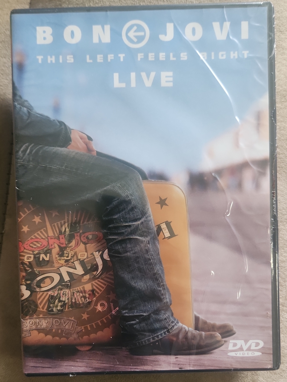 Bon Jovi "This Left Feels Right Live" DVD - Blue & Tan Artwork